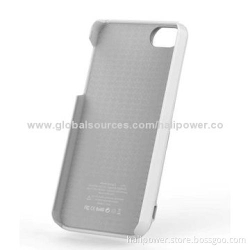 MFI 2,200mAh capacity power bank for iPhone 5/5S/5C with built-in charging cable